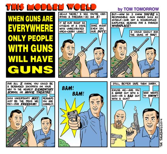 Gun cartoon