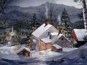 Sneeuwhuis romantiek