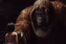 THE JUNGLE BOOK - (Pictured) MOWGLI and KING LOUIE ©2015 Disney Enterprises, Inc. All Rights Reserved.