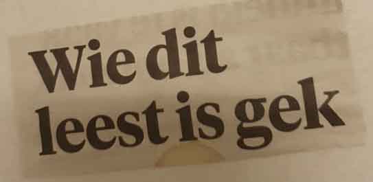 Tijdgeest Megazien 1 mei 2025